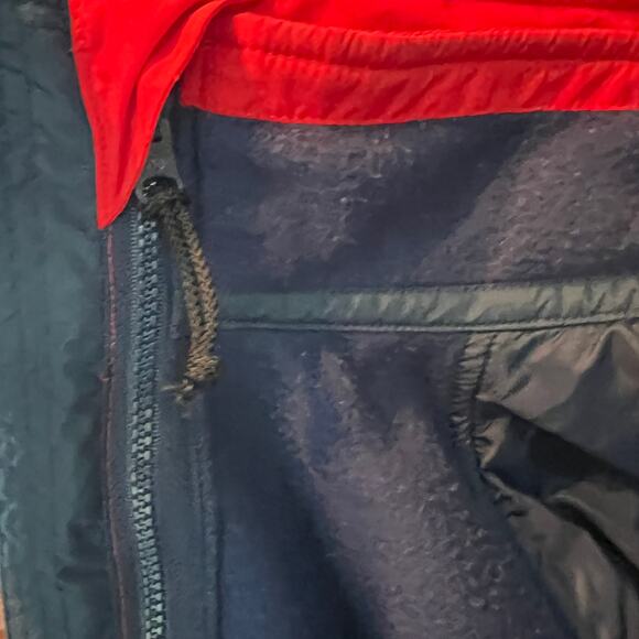 Sierra Sport Winter Coat Jacket Full Zip Lined Red Blue Zip Pocket - L - Picture 7 of 8